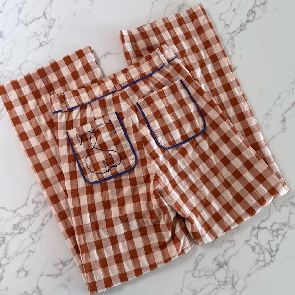 Sveti Stefan Lionetta Vichy Trouser + Blouse SET - Size XS / Small